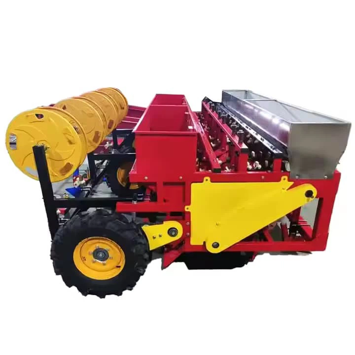 Portable Garlic Planter Planter Machine With Seed Storage Bag 360 Rotating Handle Full Automatic Gralic Seed Sowing Machine